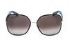 Salvatore Ferragamo Ladies Sunglasses Black Square SF150S-733 Salvatore Ferragamo