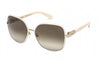 Salvatore Ferragamo Ladies Sunglasses Beige Square SF150S-721 Salvatore Ferragamo