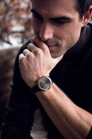 Raymond Weil Maestro Men's Watch Grey Rose Gold Leather 2237-PC5-60011