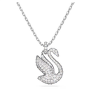 Swarovski Swan Pendant Necklace White 5647872 Swarovski