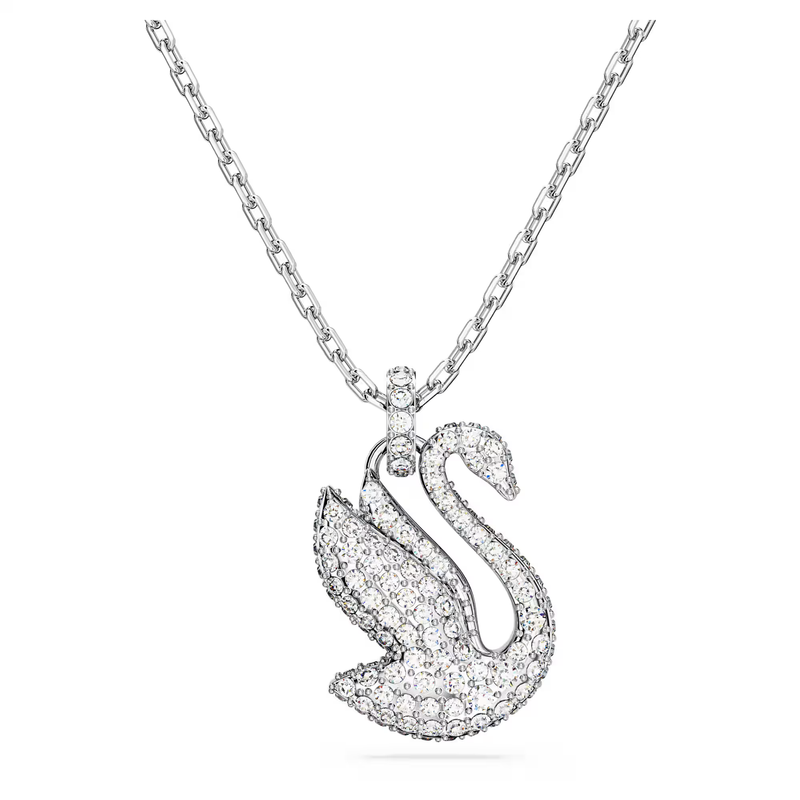 Swarovski Swan Pendant Necklace White 5647872 Swarovski