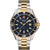 Swiss Alpine Military Aquatech Men's Two-Tone Blue Watch 7040.1145