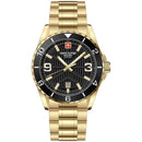 Swiss Alpine Military Sentinel Men's Gold Watch 7073.1117
