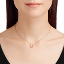Swarovski Towards Horse Shoe Pendant Rose Gold 5094964 Swarovski