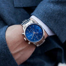 Vincero Chrono S Men's Blue Watch BLU-SILM-S12 Vincero