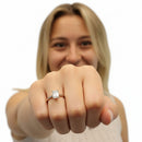 Emerald Solitaire Engagement Ring DiamondStatus