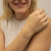 Clover Motif Diamond Pavé Bracelet DiamondStatus