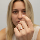 Emerald Solitaire Engagement Ring DiamondStatus