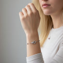 Interlocking Hoop Diamond Bracelet DiamondStatus