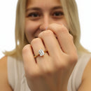 Emerald Solitaire Engagement Ring DiamondStatus