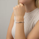 Round Diamond Paperclip Bracelet 1CT DiamondStatus