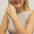 Diamond Pavé Infinity Chain Slider Bracelet