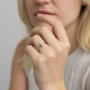 Emerald Solitaire Engagement Ring DiamondStatus