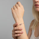 Interlocking Hoop Diamond Bracelet