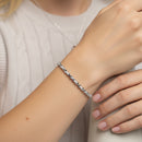 Round Diamond XO Bracelet DiamondStatus