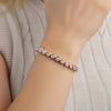 Round Diamond Tennis Bezel Bracelet DiamondStatus
