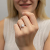 Emerald Solitaire Engagement Ring DiamondStatus