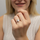 Emerald Solitaire Engagement Ring DiamondStatus