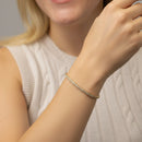 Round Diamond Bezel Tennis Bracelet