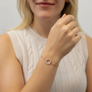 Diamond Pavé Circle Bracelet