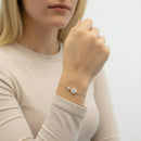 Round Double Diamond Halo Bracelet