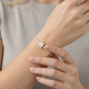 Emerald Halo Diamond Pavé Bangle