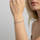 Round Diamond Cluster Bracelet
