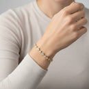 Round Diamond Cluster Bracelet