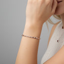 Round Diamond XO Bracelet