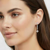 Floral Diamond Drop Earrings DiamondStatus
