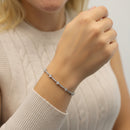 Round Diamond Cluster Tennis Bracelet DiamondStatus