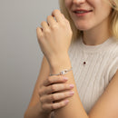 Round Diamond Hoop Set Bar Bangle DiamondStatus