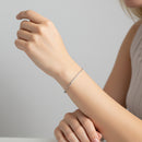 Round Diamond Chain Slider Bracelet