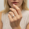 Emerald Solitaire Engagement Ring DiamondStatus