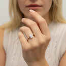 Emerald Solitaire Engagement Ring DiamondStatus