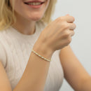 Round Diamond XO Bracelet