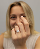 Emerald Solitaire Engagement Ring DiamondStatus