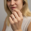 Emerald Solitaire Engagement Ring DiamondStatus