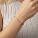 Round Diamond Eternity Bangle