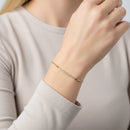 Round Diamond Chain Slider Bracelet