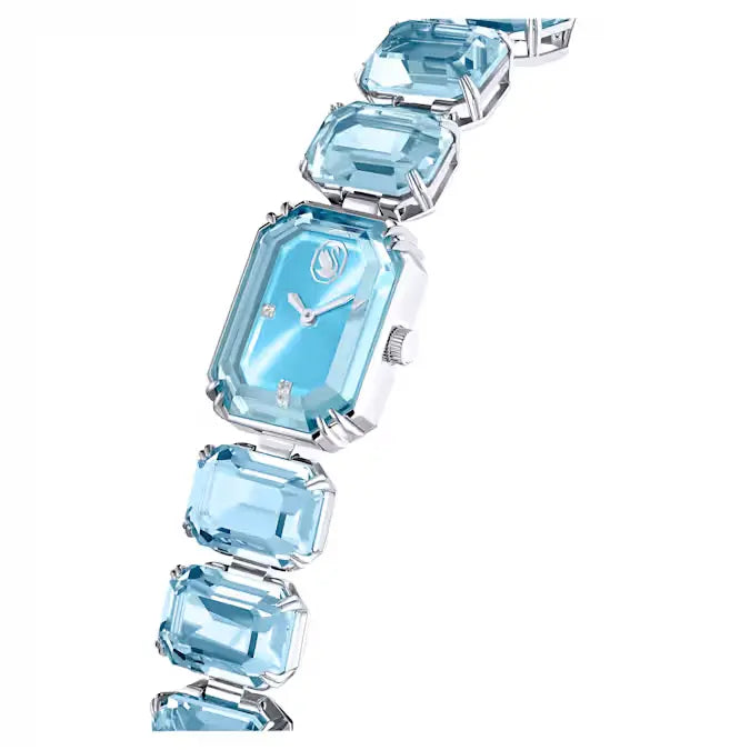 Swarovski Ladies Watch Blue Octagon Cut Crystals 5729722