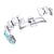 Swarovski Ladies Watch Blue Octagon Cut Crystals 5729722