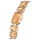 Swarovski Ladies Watch Brown Octagon Cut Crystals 5729841