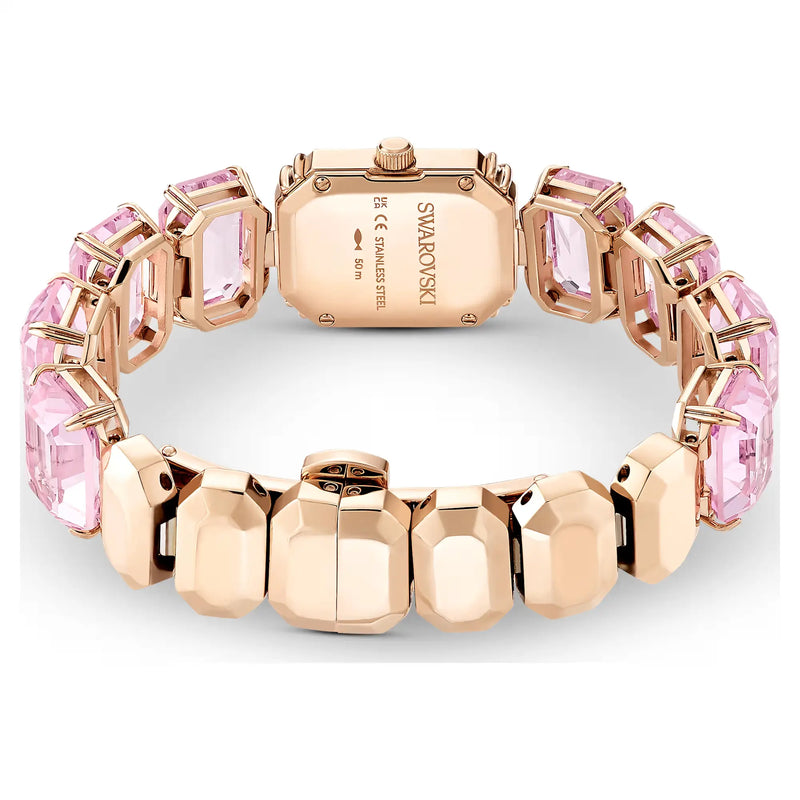Swarovski Ladies Watch Pink Octagon Cut Crystals 5729843