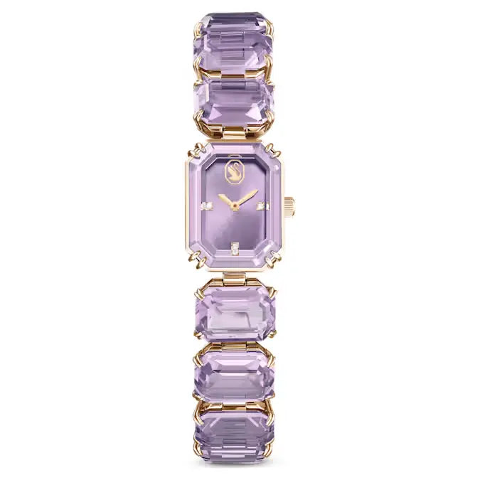 Swarovski Ladies Watch Purple Octagon Cut Crystals 5722364