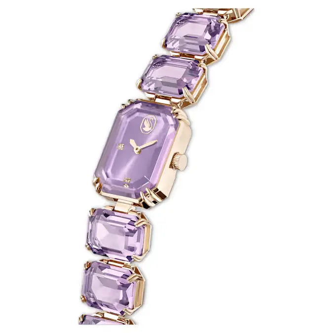 Swarovski Ladies Watch Purple Octagon Cut Crystals 5722364