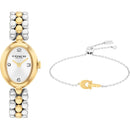 Coach Sammy Ladies Two-Tone Gift Set Watch 14000128