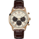 Guess Horizon Watch Men's Brown Leather GW0067G3 - WatchStatus Ltd