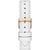 Guess Full Bloom Ladies White Leather 32mm Watch GW0382L3 - WatchStatus Ltd
