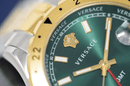 Versace Hellenyium GMT Men's Two-Tone Watch V11050015 - WatchStatus Ltd